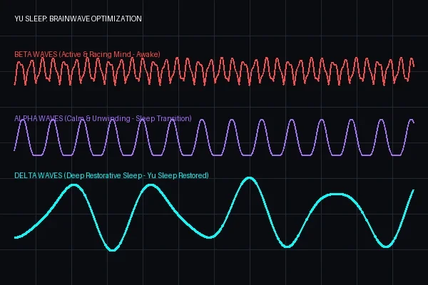 Sleep Pressure and Brainwave Science Diagram